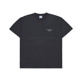 ADLV Basic Logo S2 Tee Charcoal