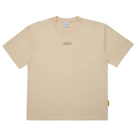 ADLV Glossy Logo Tee Beige