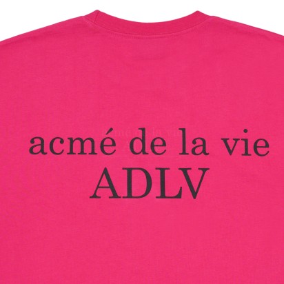 ADLV Basic Logo S2 Tee Hot Pink