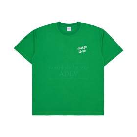 ADLV Script Logo Printing Tee Green