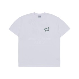 ADLV Script Logo Printing Tee White