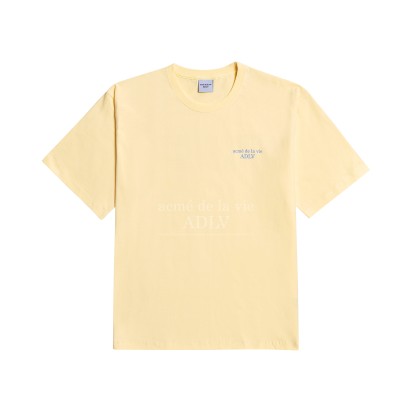 ADLV Basic Logo Tee Light Yellow