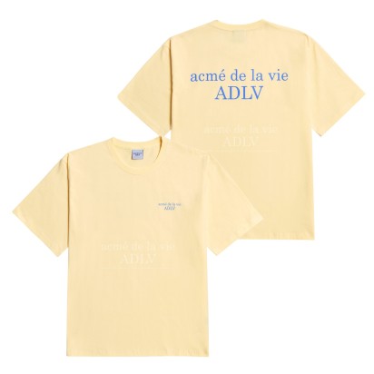 ADLV Basic Logo Tee Light Yellow
