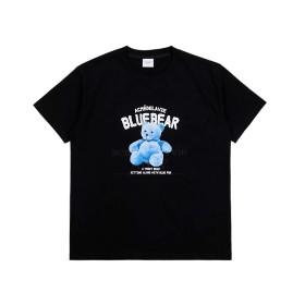ADLV Blue Teddy Bear Tee Black