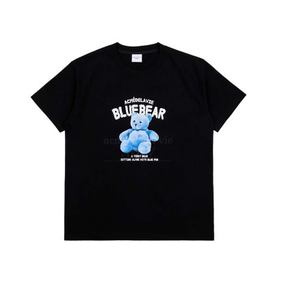 ADLV Blue Teddy Bear Tee Black