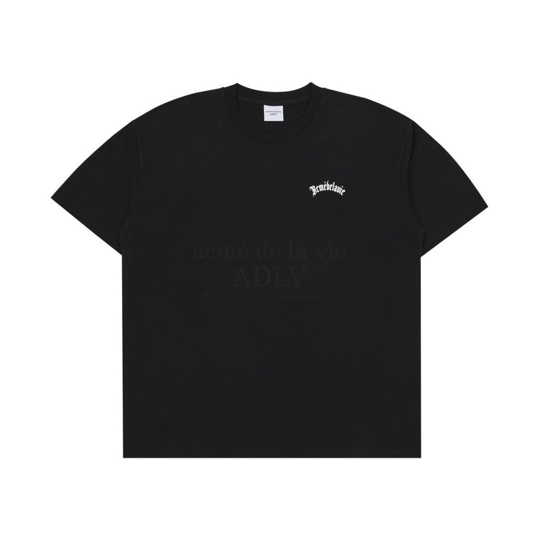 ADLV Gold Chain Bear Doll Tee Black