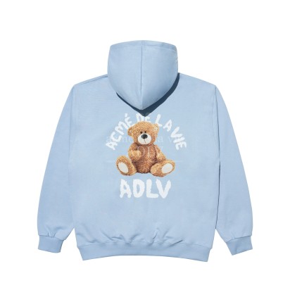 ADLV Teddy Bear Hoodie Sky Blue