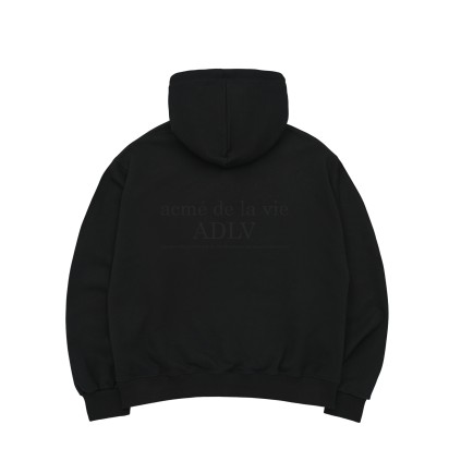 ADLV Three Boucle Bear Hoodie Black