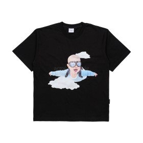 ADLV Baby Face Skydiving Tee Black