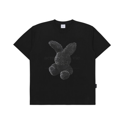 ADLV Fuzzy Rabbit Tee Black