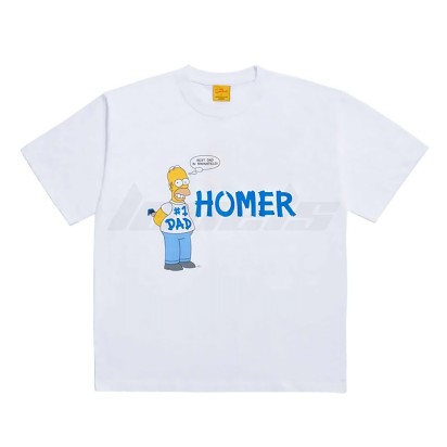 ADLV x The Simpsons Painter Homer Simpsons Tee White