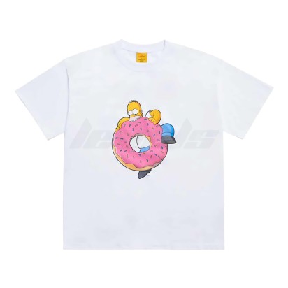 ADLV x The Simpsons Donuts Homer Simpsons Tee White
