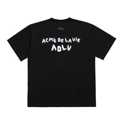 ADLV x The Simpsons Sleeping Maggie Simpsons Tee Black