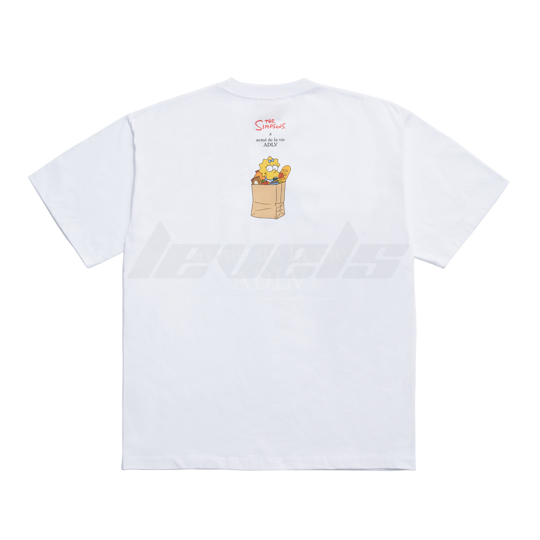ADLV x The Simpsons Grocery Shopping Marge Simpsons Tee White