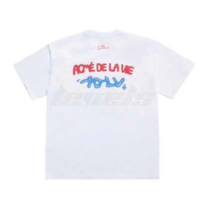 ADLV x The Simpsons Surfer Lisa Simpsons Tee White
