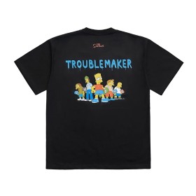 ADLV x The Simpsons Graffiti Bart Simpsons Tee Black