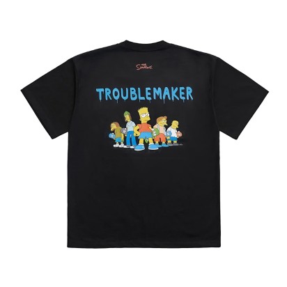 ADLV x The Simpsons Graffiti Bart Simpsons Tee Black