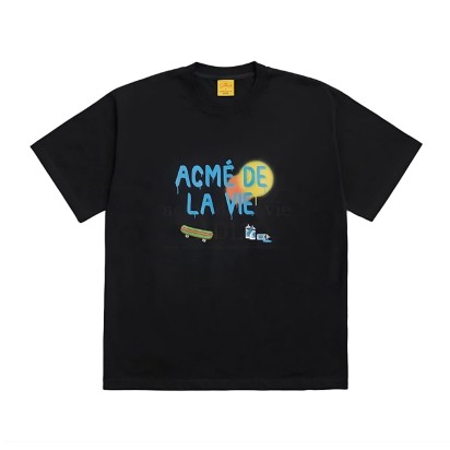 ADLV x The Simpsons Graffiti Bart Simpsons Tee Black