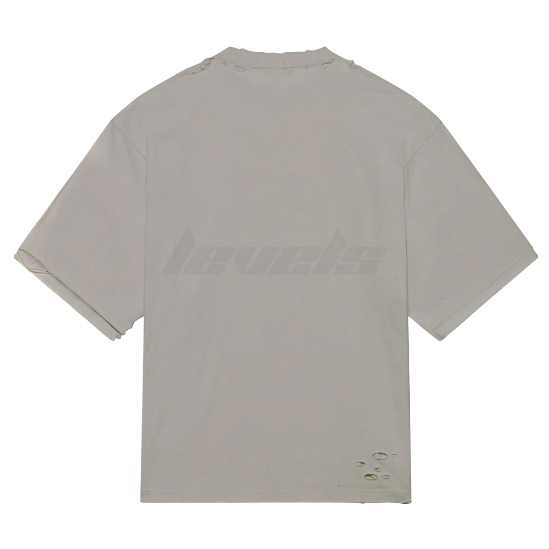 Balenciaga BB Pixel Logo Boxy Tee Grey