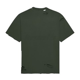 Balenciaga Caps Tee Green
