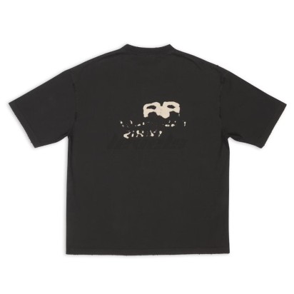 Balenciaga Hand-drawn BB Icon Tee Black