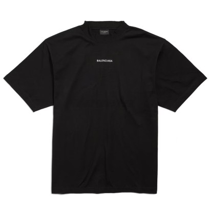 Balenciaga New Balenciaga Back Tee Black