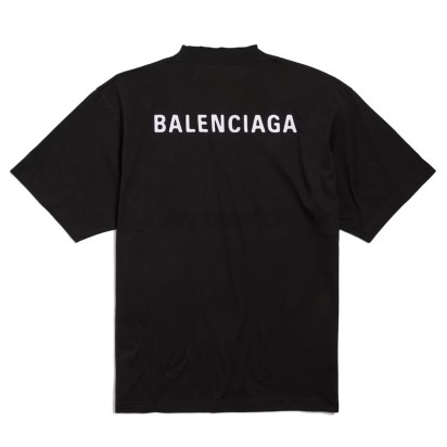 Balenciaga New Balenciaga Back Tee Black