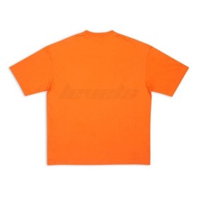 Balenciaga BB Corp Logo Tee Orange