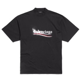 Balenciaga Political Stencil Tee Black/White