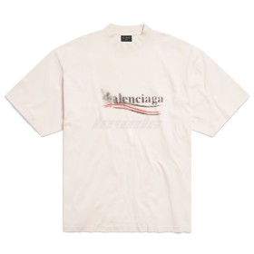 Balenciaga Political Stencil Tee Off White