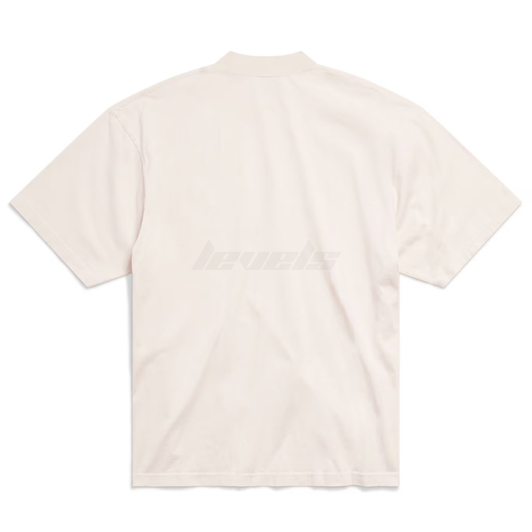Balenciaga Political Stencil Tee Off White