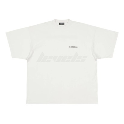 Balenciaga Strike 1917 Logo Tee White
