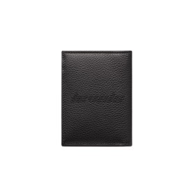 Dior CD Icon Vertical Bifold Card Holder Black