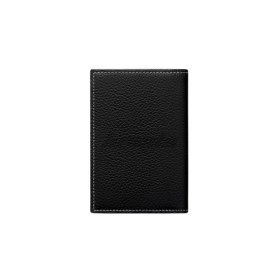 Dior Saddle Vertical Bifold Card Holder Black
