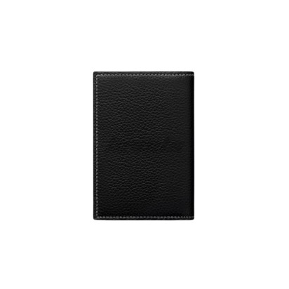 Dior Saddle Vertical Bifold Card Holder Black