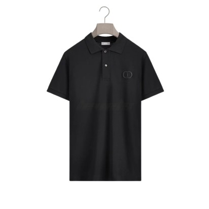 Dior CD Icon Polo Shirt Black