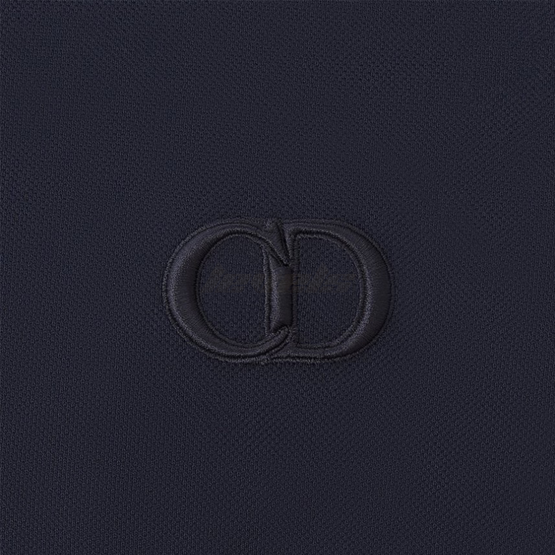Dior CD Icon Polo Shirt Navy Blue