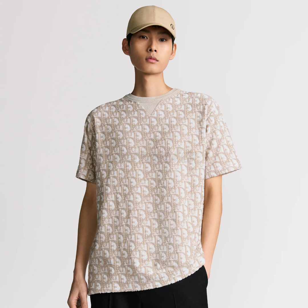 Dior Oblique Tee Beige