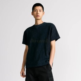 Dior Oblique Tee Navy Blue