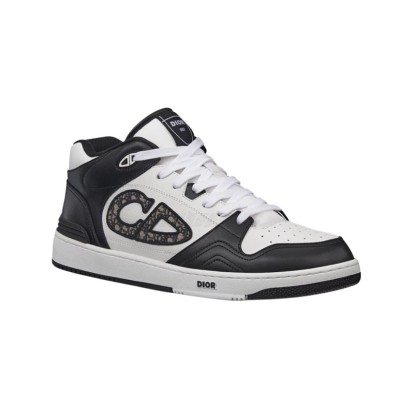 Dior B57 Dribble Mid-Top Sneaker Black and White