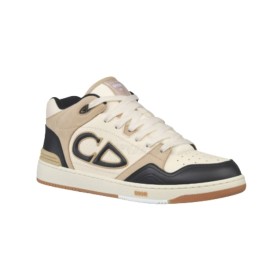 Dior B57 Dribble Mid-Top Sneaker Black, Beige and Cream