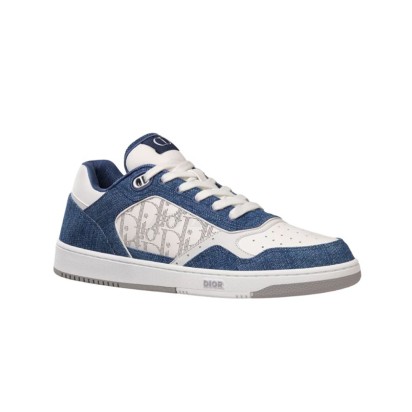 Dior B27 Uptown Low-Top Sneaker Blue Denim