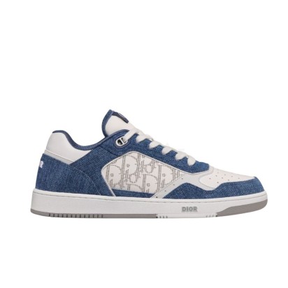 Dior B27 Uptown Low-Top Sneaker Blue Denim