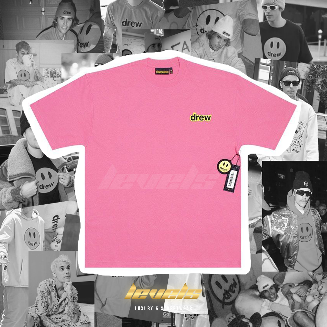 Drew House Doodle Joy Tee Hot Pink