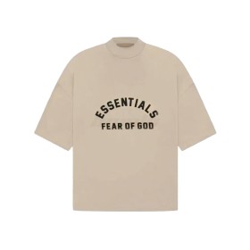 Fear of God ESSENTIALS SS23 Tee Dusty Beige Dubai Exclusive