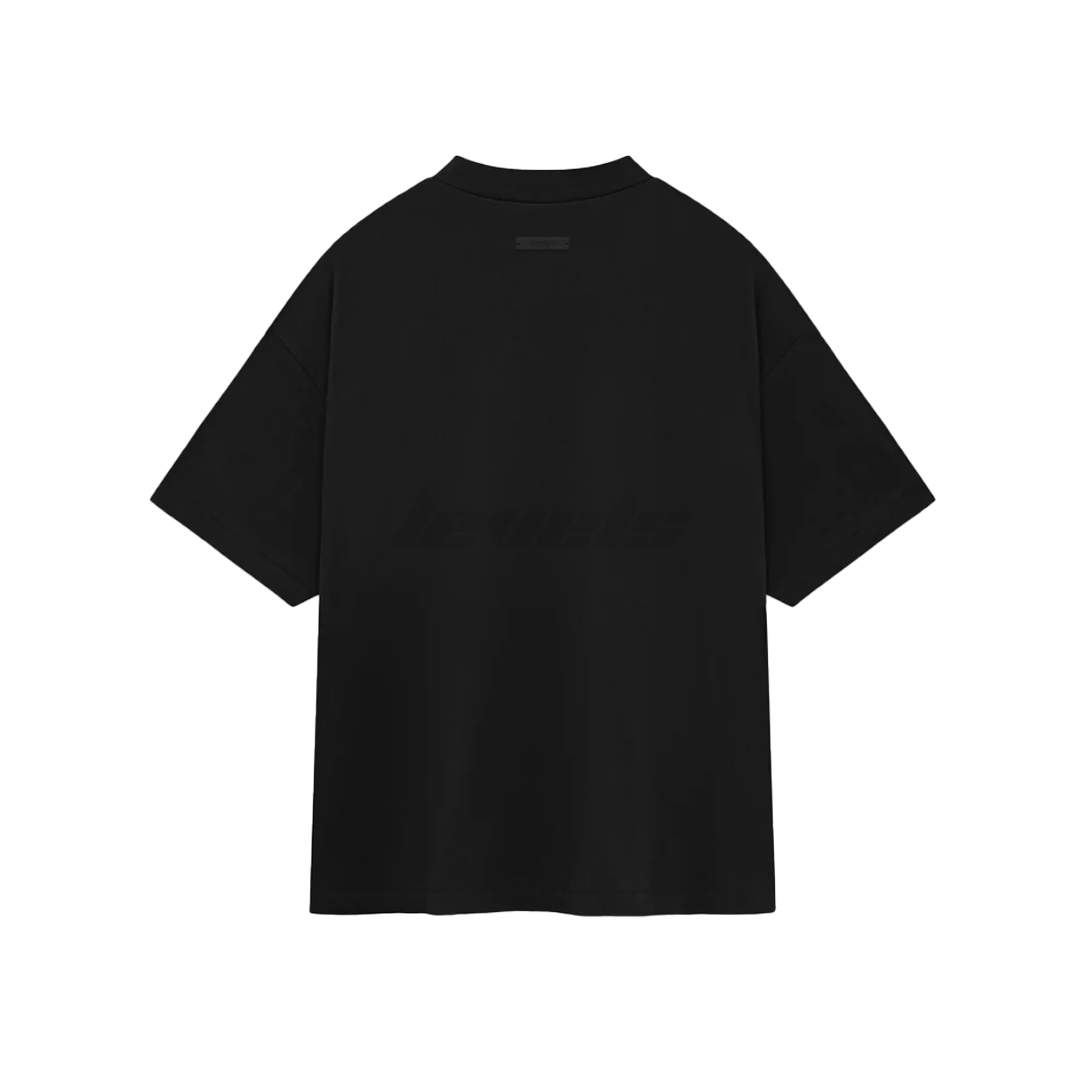 Fear of God ESSENTIALS FW24 Jersey Crewneck Tee Black