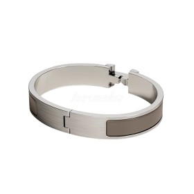 Hermes Clic HH Bracelet Gris Etain Mat