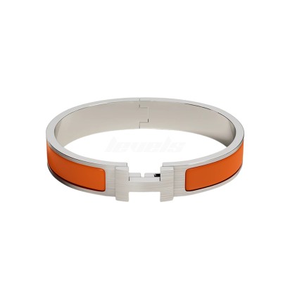Hermes Clic HH Bracelet Orange Mat
