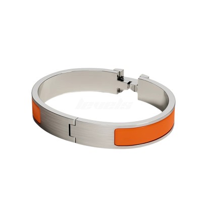 Hermes Clic HH Bracelet Orange Mat