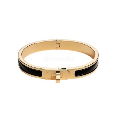 Hermes Mini Clic Kelly Bracelet Noir